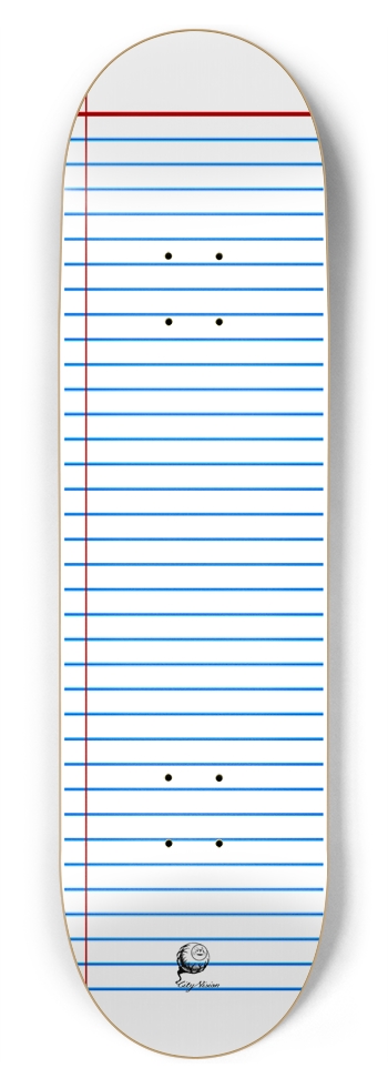 Paper 8.75 8-3/4 Inch Skateboard