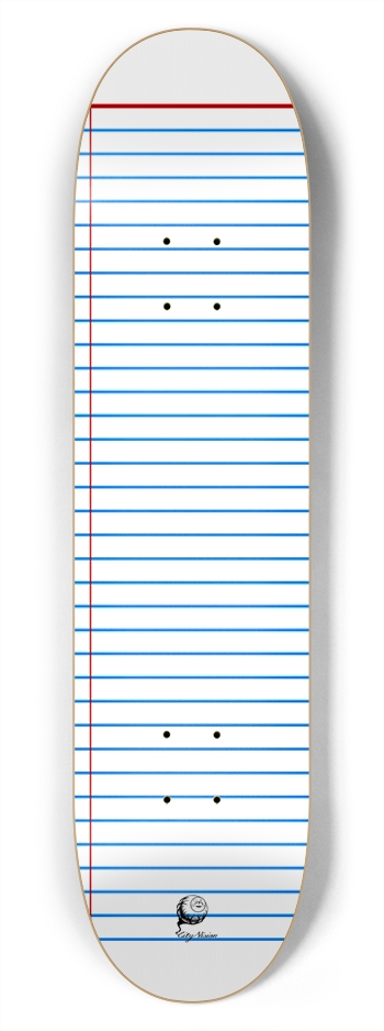 Paper 7.75 7-3/4 Skateboard Deck