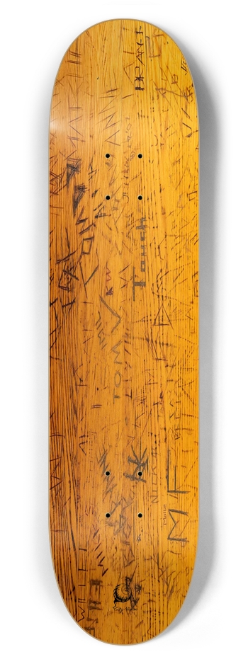 School Desk 7.62 7-5/8 Skateboard Deck
