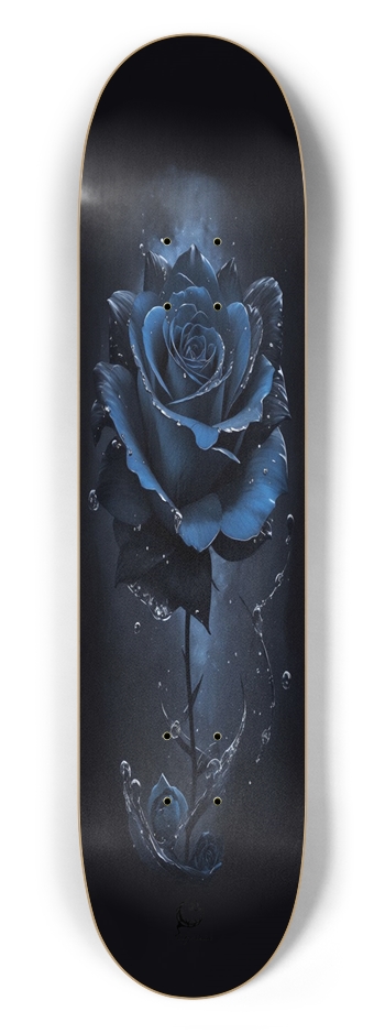 Blue Rose 7.50 7-1/2 Skateboard Deck