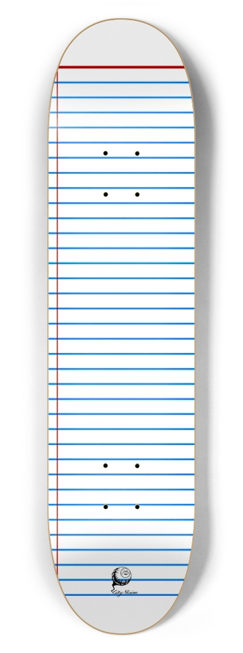 Paper 7.62 7-5/8 Skateboard Deck