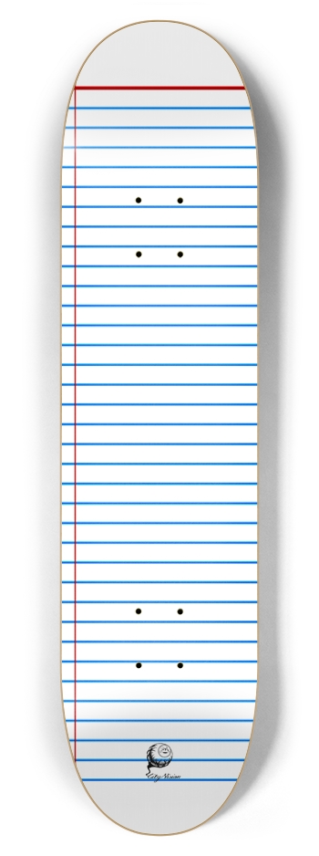 Paper 7.87 7-7/8 Skateboard Deck