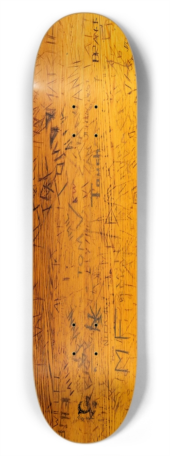 School Desk 7.75 7-3/4 Skateboard Deck