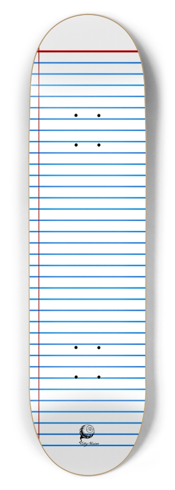 Paper 8.50 8-1/2 Skateboard Deck