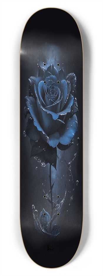 Blue Rose 7.75 7-3/4 Skateboard Deck