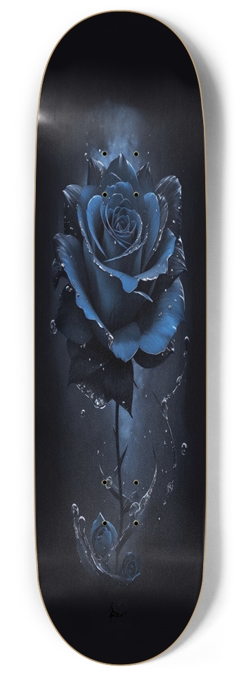 Blue Rose 9.00 9 Inch Skateboard