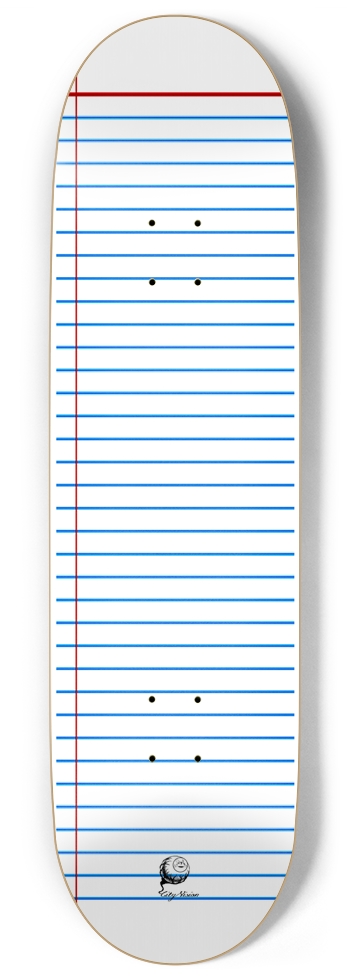 Paper 9.00 9 Inch Skateboard