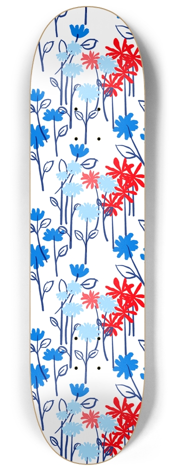 Maisy Daisy 4th Of July Red, White And Blue 8-1/4 Skateboard Deck