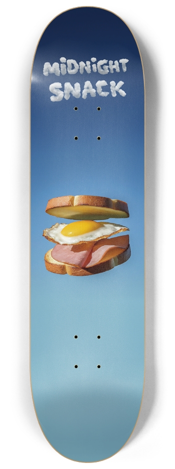 Breakfast Sandwich Club (8.25 Version) 8-1/4 Skateboard Deck