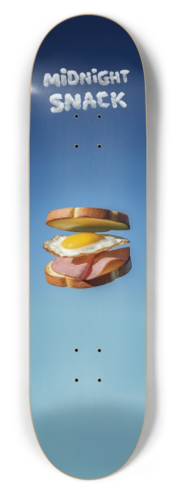 Breakfast Sandwich Club (8.5 Version) 8-1/2 Skateboard Deck