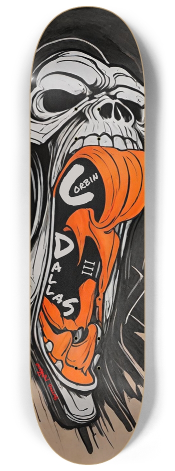 Corbin Dallas 03 Signed 8-1/4 Skateboard Deck