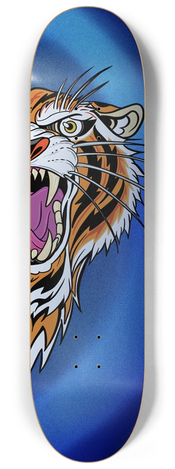 Tiger Blue 8-1/4 Skateboard Deck