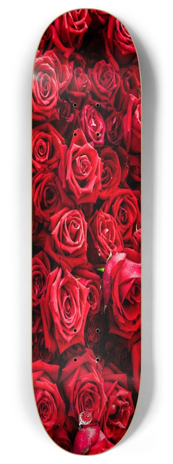 Red Roses 8.00 8 Inch Skateboard Deck
