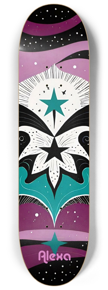 Abomination Alexa Swift 01 Signed  8-1/4 Skateboard Deck