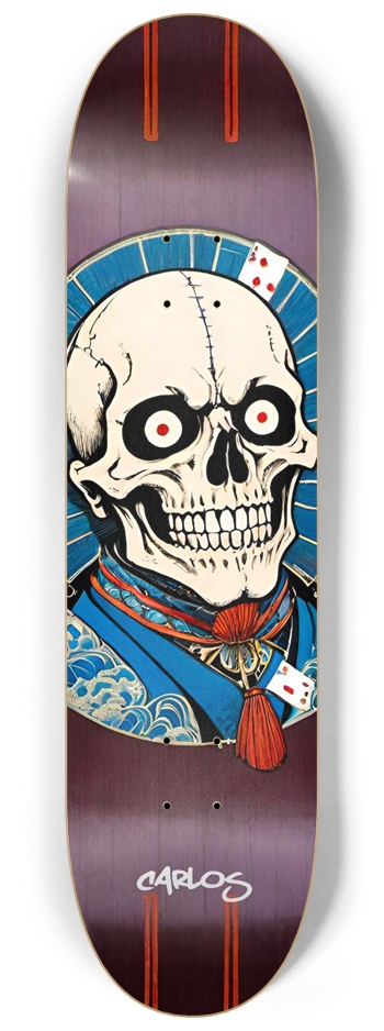 Abomination Carlos 01 Signed 8-1/4 Skateboard Deck