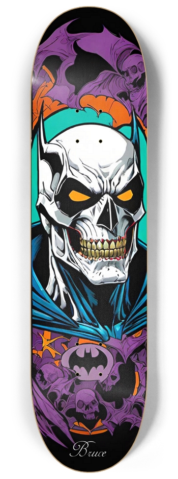 Abomination Bat 01 Signed 8-1/4 Skateboard Deck