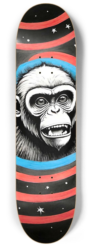 Abomination Monkey 01 Vintage 8-1/4 Skateboard Deck