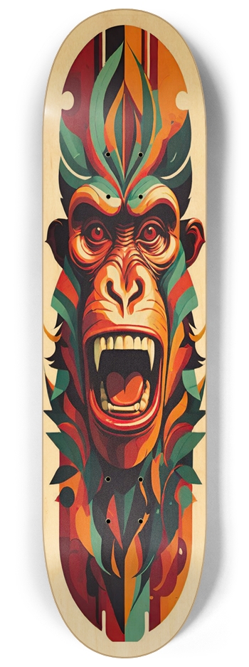 Dope Chimp 033 Limited Natural 8-1/4 Skateboard Deck