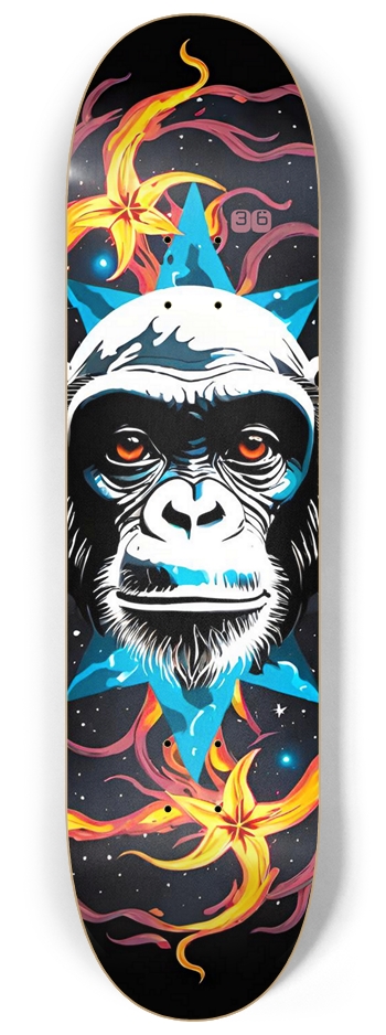 Dope Chimp 036 Limited 8-1/4 Skateboard Deck