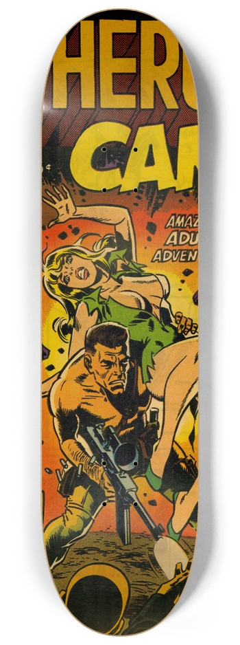 Wally Wood - Heroes Inc 8-1/4 Skateboard Deck