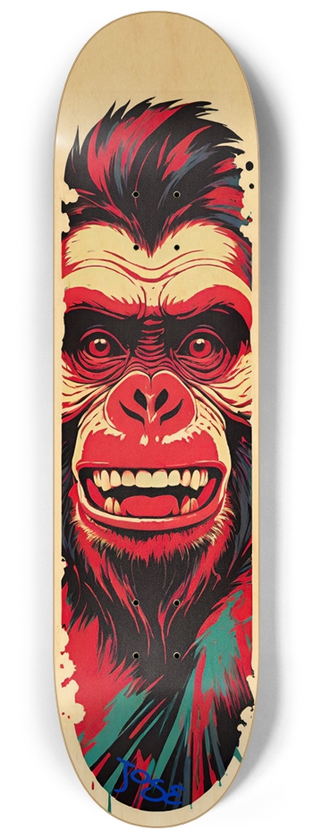 Dope Chimp Hope 01 Limited Signed 8-1/4 Skateboard Deck