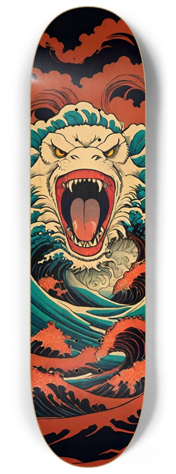 Godzilla Wave 01 Limited Natural 8-1/4 Skateboard Deck