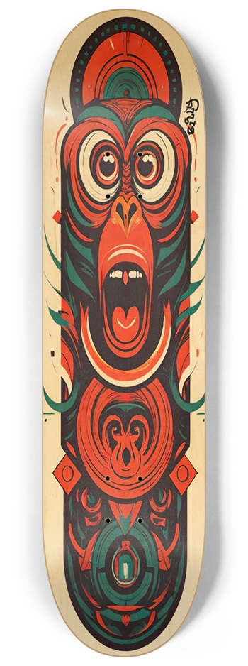Dope Chimp Retro 05 Signed Limited 8-1/4 Skateboard Deck