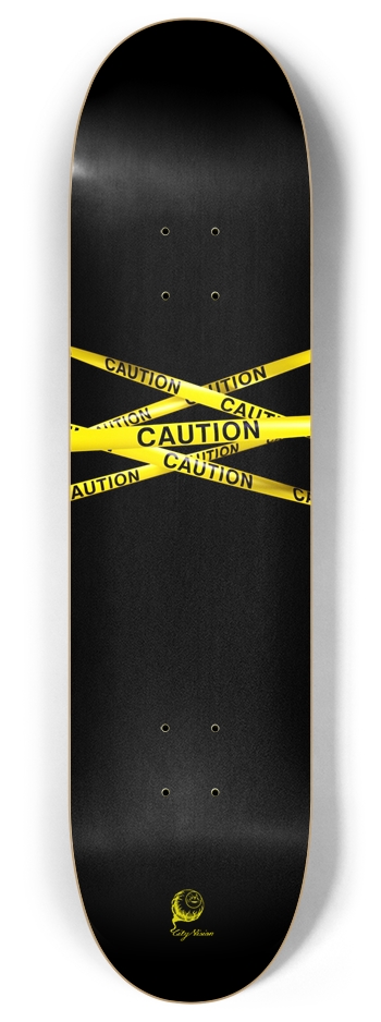 Caution Tape 8.00 8 Inch Skateboard Deck