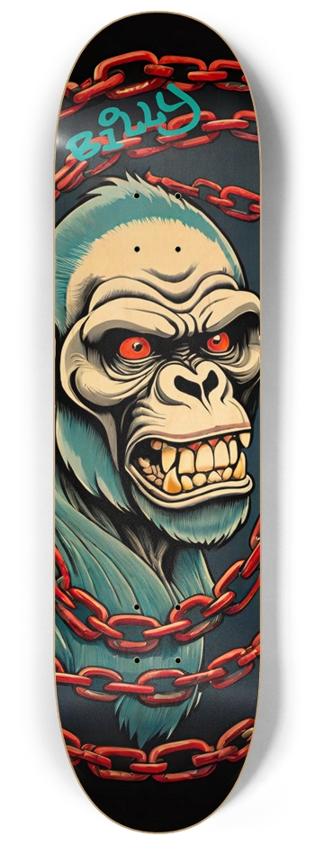 GO-RILLA Deck 06 Limited Natural Signed 8-1/4 Skateboard Deck