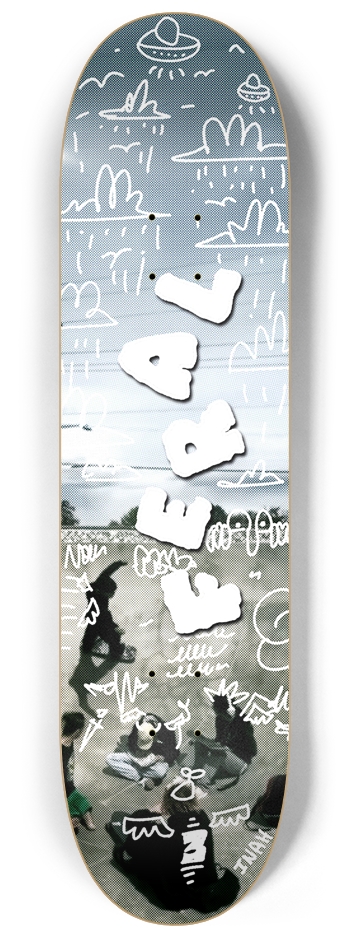 FERAL Skateboards 8-1/4 Skateboard Deck
