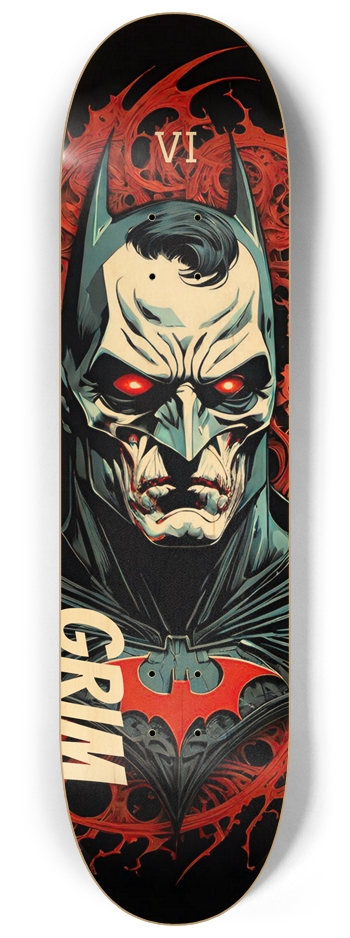Grim Reaper Deluxe 06 Limited Natural 8-1/4 Skateboard Deck