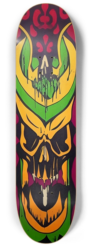 ABOMINATION Hangman Ghoul 01 Graffiti 8-1/4 Skateboard Deck