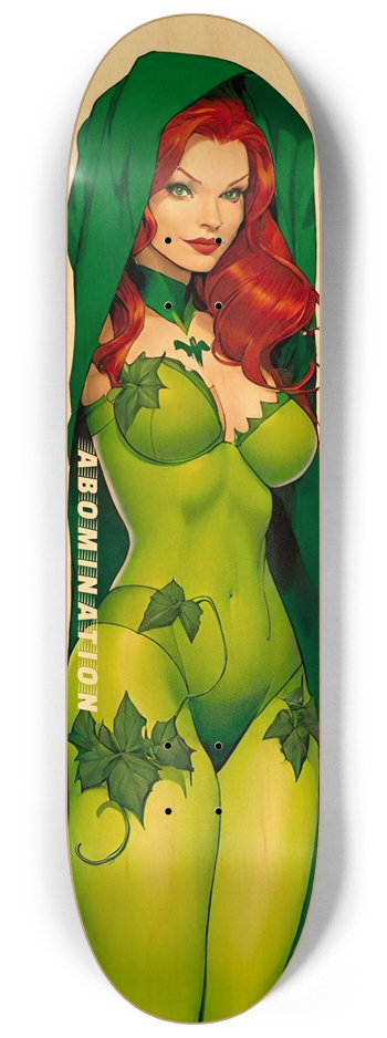 Abomination Green Queen 01 Limited Natural 8-1/4 Skateboard Deck