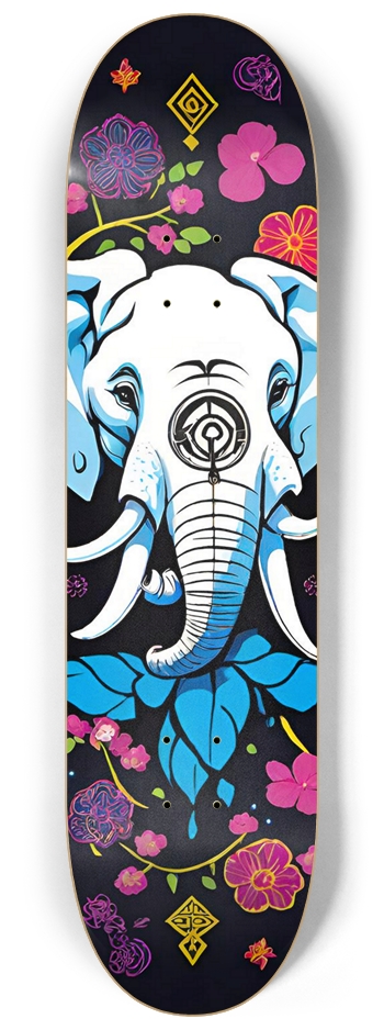 ABOMINATION Hmong 04 Elephant 8-1/4 Skateboard Deck