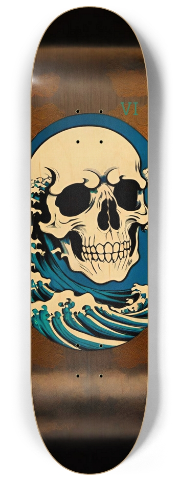 Abomination Great Wave 06 Limited Natural 8-1/4 Skateboard Deck