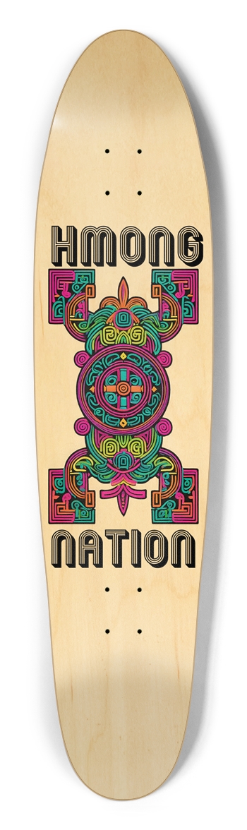 Hmong Nation Original Bamboo Style Longboard Shape