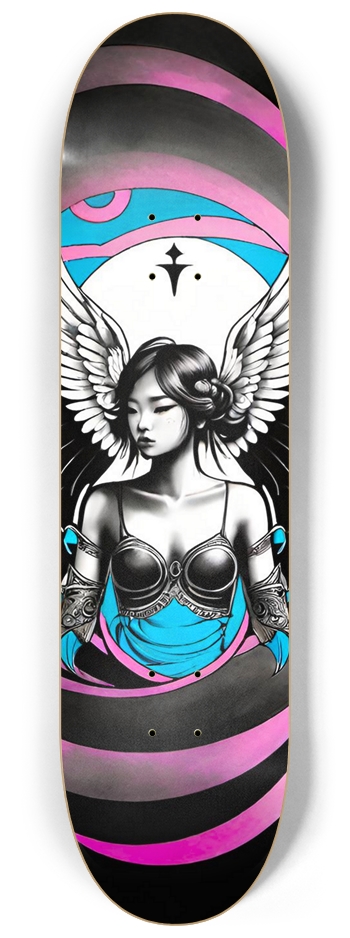 Hmong Girl Angel Lo 04 Original 8-1/4 Skateboard Deck