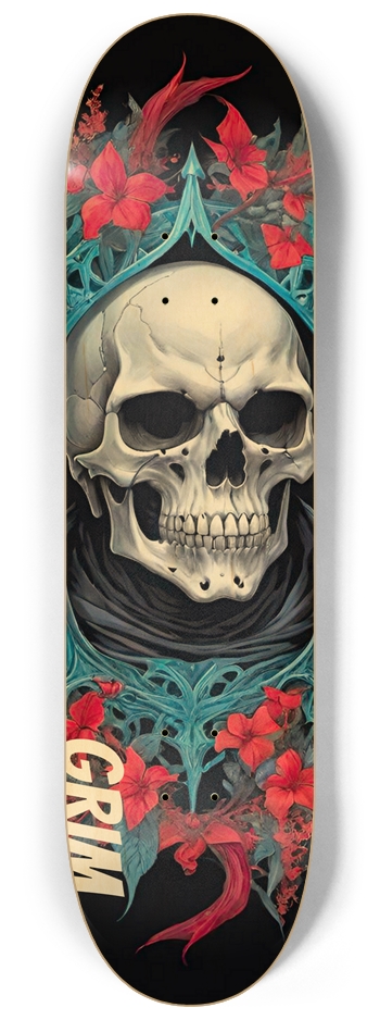 Grim Reaper Deluxe 01 Limited Natural 8-1/4 Skateboard Deck
