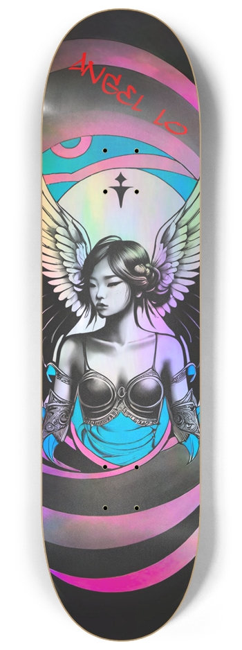 Hmong Girl Angel Lo 04 Limited Hologram 8-1/4 Skateboard Deck