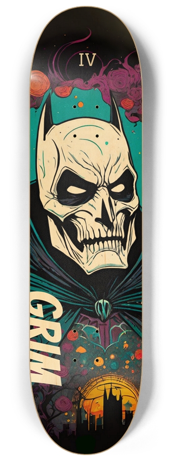 Grim Reaper Deluxe 04 Limited Natural 8-1/4 Skateboard Deck