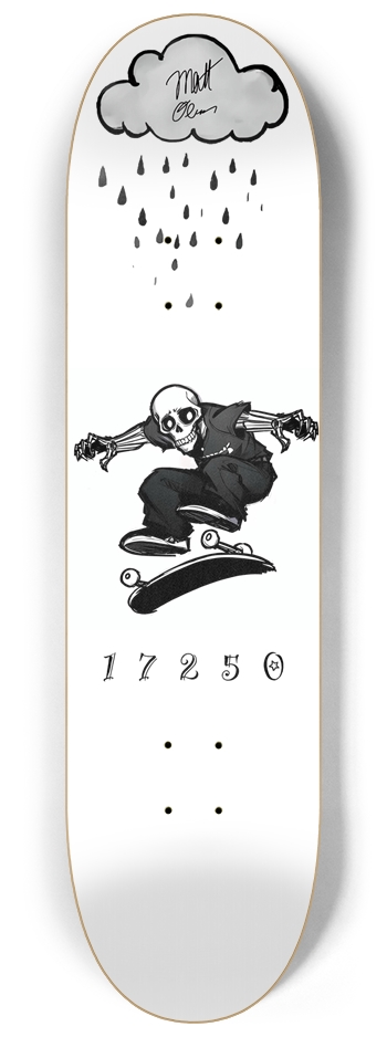 MATT OLESEN- RAINY DAY 8-1/4 Skateboard Deck
