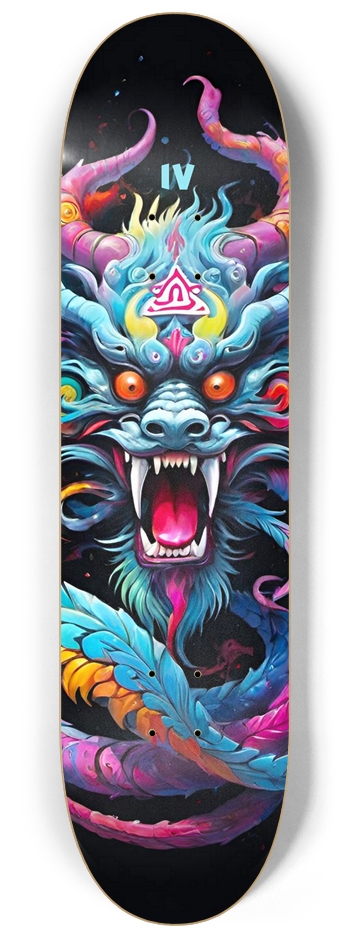 Hmong Dragon 04 Original 8-1/4 Skateboard Deck