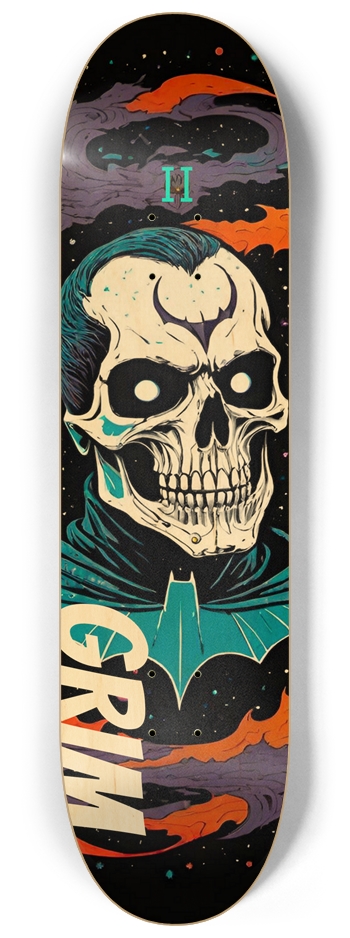 Grim Reaper Deluxe 02 Limited Natural 8-1/4 Skateboard Deck
