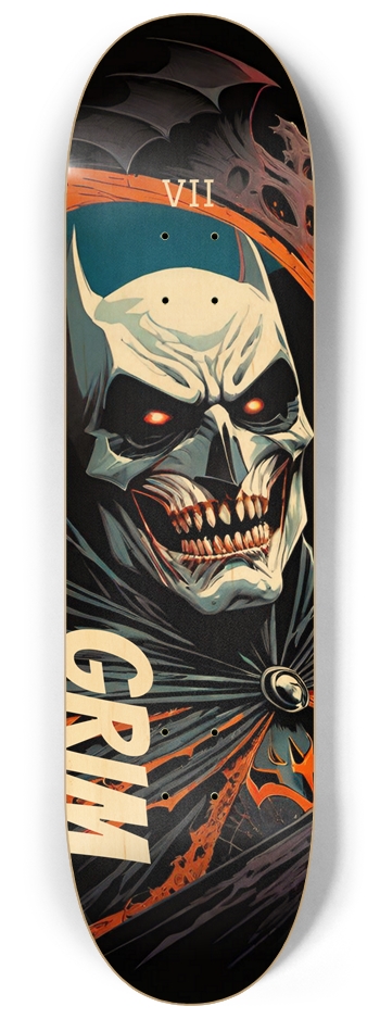 Grim Reaper Deluxe 07 Limited Natural 8-1/4 Skateboard Deck