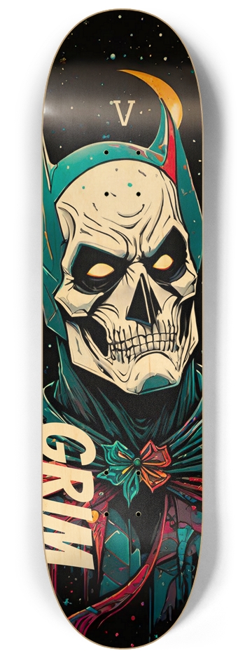 Grim Reaper Deluxe 05 Limited Natural 8-1/4 Skateboard Deck