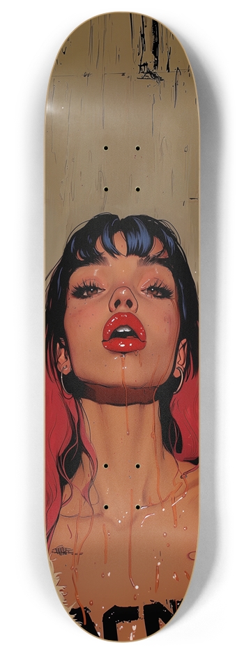 Sexy punky girl Skateboard 8 Inch Skateboard Deck