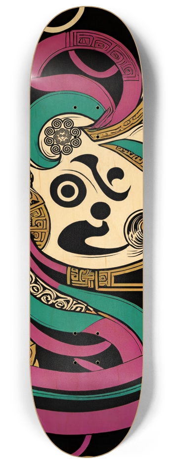 Hmong 09 Spirit Natural Bamboo Wood 8-1/4 Skateboard Deck