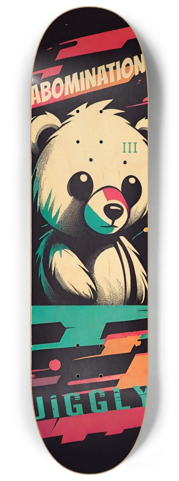 ABOMINATION Grizzed 03 Limited Natural 8-1/4 Skateboard Deck