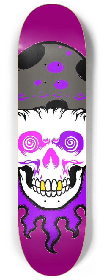 psychodelic Skateboard 3 way wall banger #2 8-1/4 Skateboard Deck