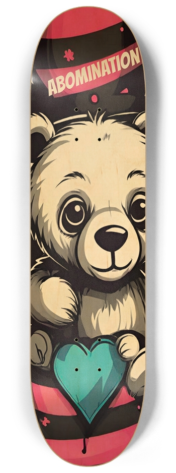 Abomination Grizzed 02 Limited Natural 8-1/4 Skateboard Deck